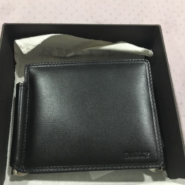 bally clip wallet