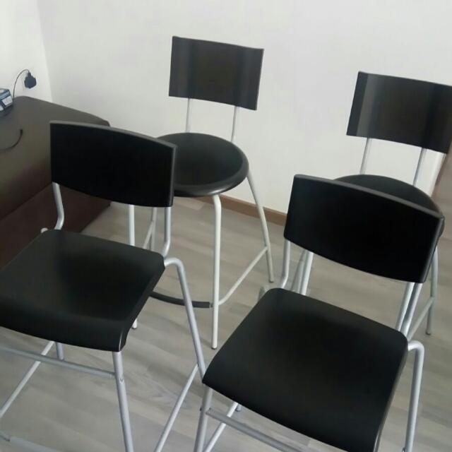 Bar Chairs $10/each, Furniture & Home Living, Furniture, Chairs on ...