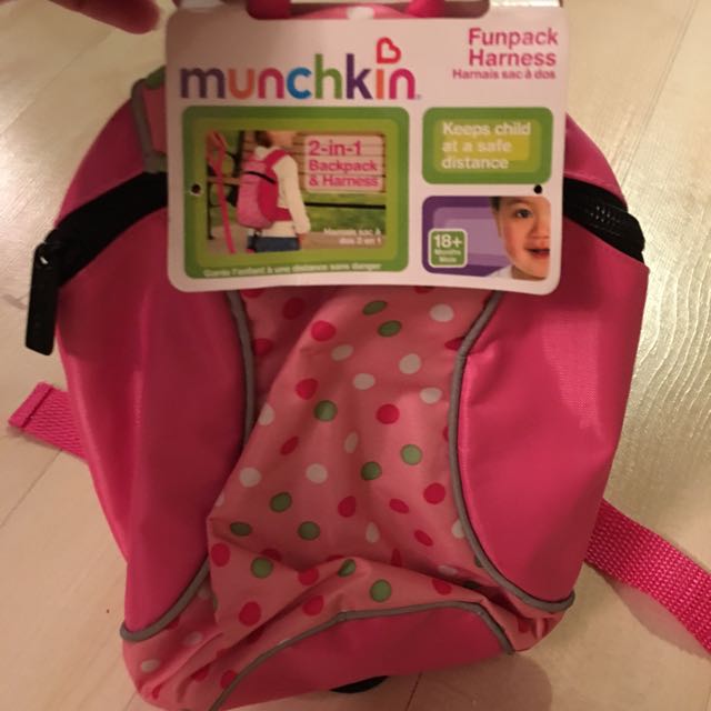 Brand New Munchkin Baby Backpack Harness, Babies & Kids, Going Out