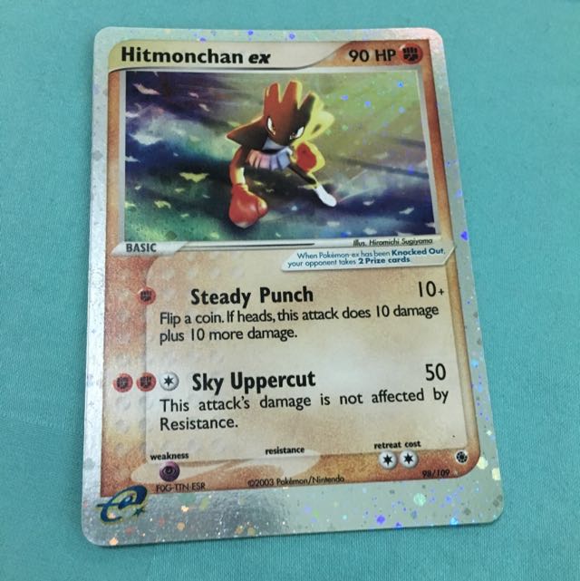 Hitmonchan Ex Pokemon Card Toys Games On Carousell