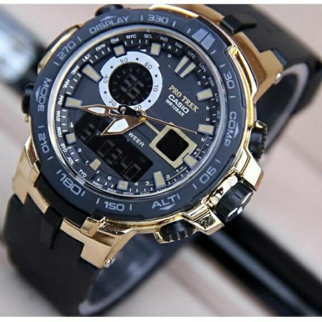 Jamtangan Casio Gshock Protrek Fesyen Pria Di Carousell