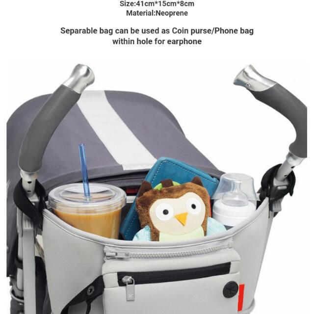 Multifunctional Waterproof Universal Baby Stroller Bag Organizer Baby Car Hanging Basket Storage Stroller Accessories