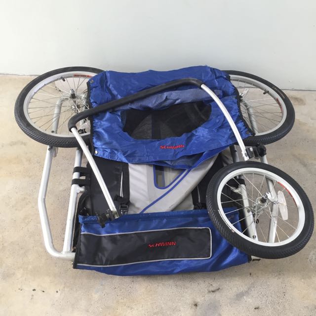 Schwinn Double Bicycle Trailer, Babies & Kids on Carousell