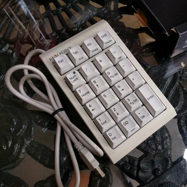 Topre Realforce 23U Numpad Capacitive Keyswitch, Computers & Tech ...