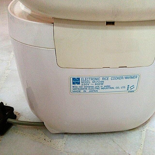 National Electric Rice Cooker & Warmer - SR-FU15N