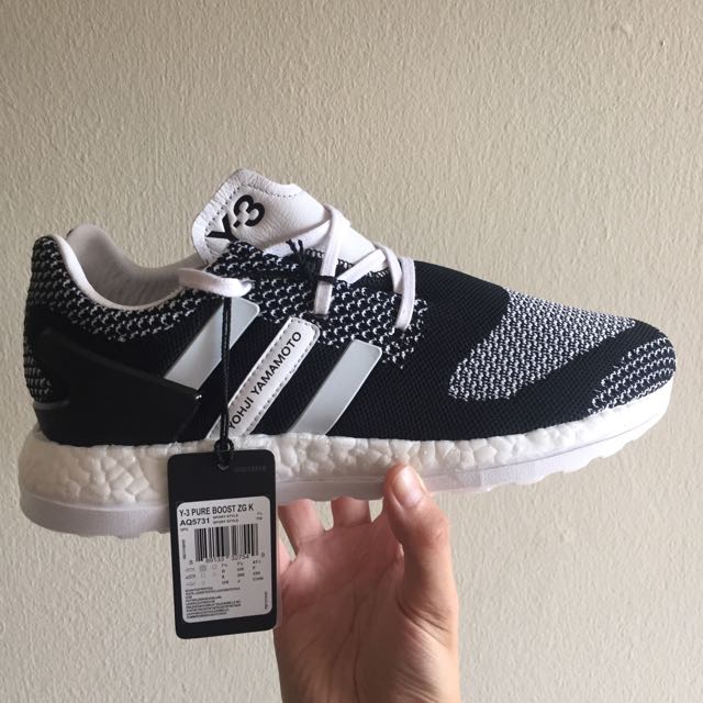 Y3 Pure Boost Zg Knit Men S Fashion Footwear Sneakers On Carousell