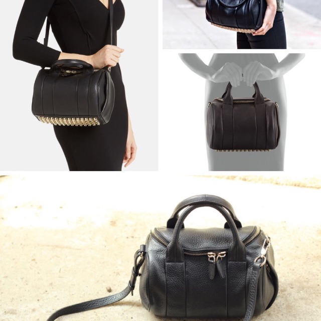 Alexander Wang ROCKIE SLING DUMBO SLICK BAG Authentic Luxury