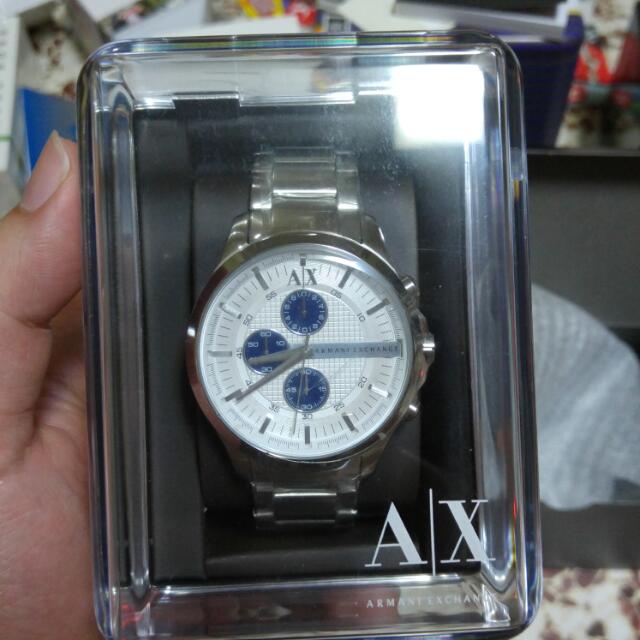 armani exchange chronograph men's watch