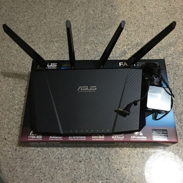 ASUS RT-AC87U Dual Band Gigabit Router, Computers & Tech, Parts ...