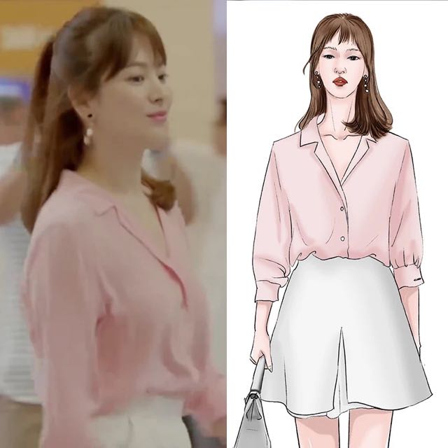 Descendants Of The Sun Song Hye Kyo Wear 太阳的后裔宋慧乔同款 Women S Fashion Dresses Sets Sets Or Coordinates On Carousell