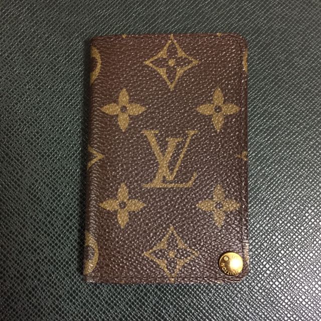 Louis Vuitton Ultra Rare 1980's Card Case Envelope Pouch 62lk825s