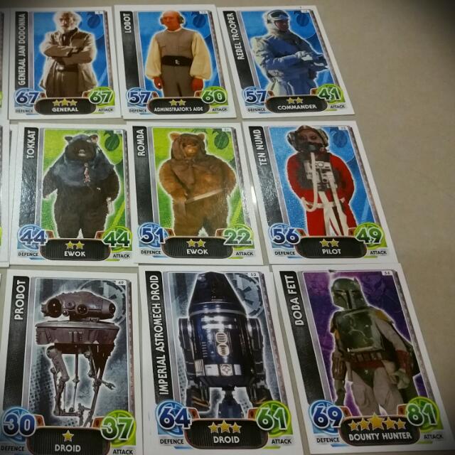 Star Wars Topps Force Attax Trading Card Game Serie 1 Star Wars Topps Force Attax Trading Cards, Hobbies & Toys, Toys & Games