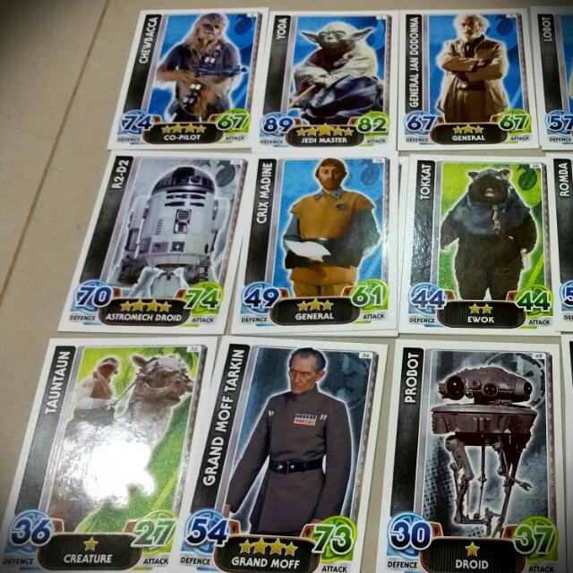 Star Wars Topps Force Attax Trading Card Game Serie 1 Star Wars Topps Force Attax Trading Cards, Hobbies & Toys, Toys & Games