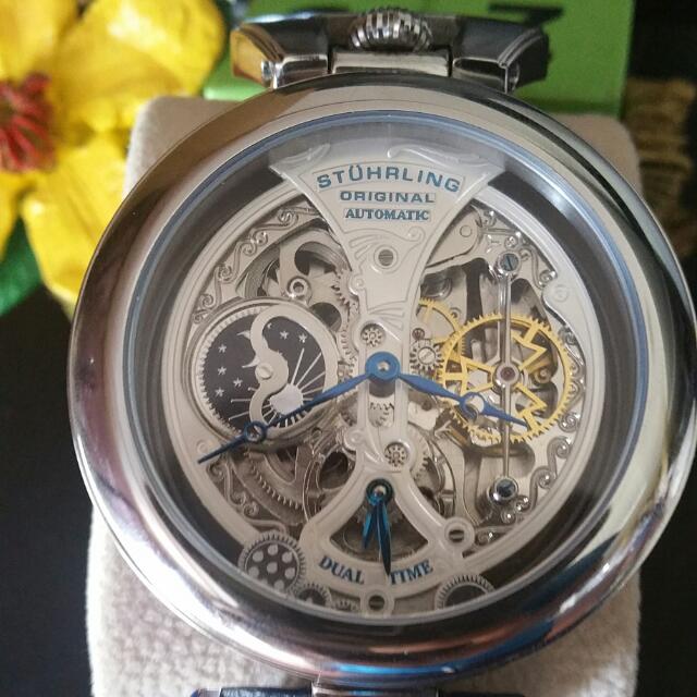 Stuhrling Emperor Grandeur Auto Watch Mobile Phones Gadgets Wearables Smart Watches on Carousell