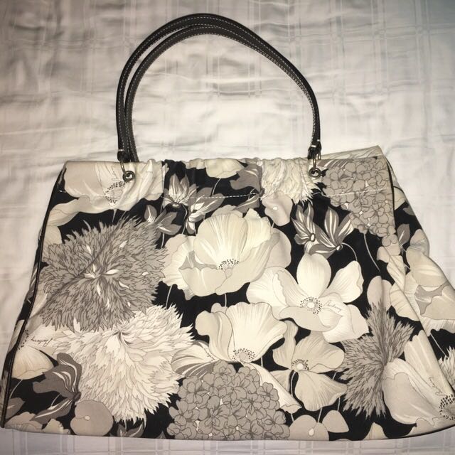 Authentic Burberry Floral Handbag