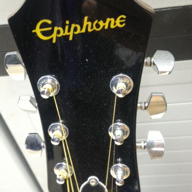 Epiphone Dr 100 Na Acoustic Guitar Music Media On Carousell