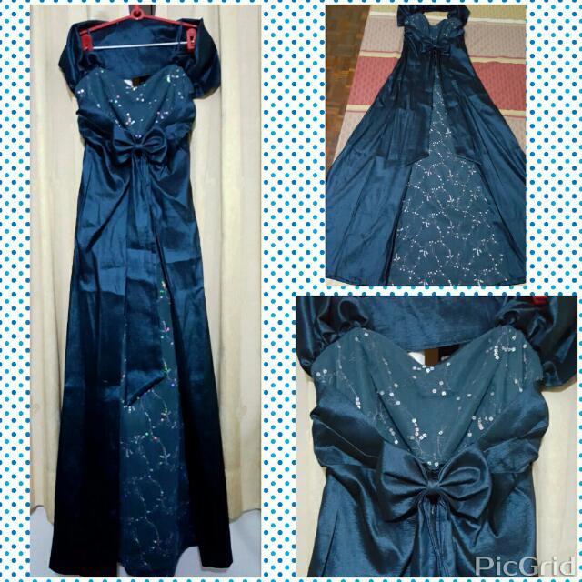 Midnight Sapphire Royal Blue Formal Dress Women S Fashion On Carousell