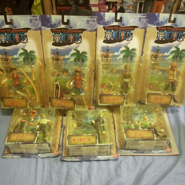 Set Of 7 Bandai One Piece Onepiece Figures Bandai 03 Released Hobbies Toys Toys Games On Carousell