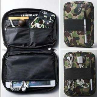 A Bathing APE Storage bag 迷彩 多功能 收納包 隨身包