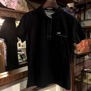 全新專櫃正品Crocodile 黑色女生polo衫 M號