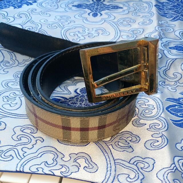 BURBERRY - Reversible Belt, Luxury, Accessories on Carousell