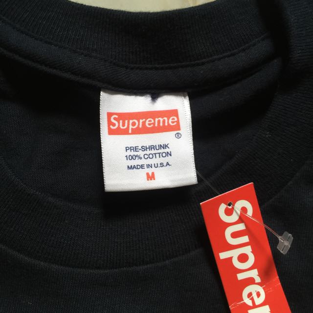 Supreme 20th anniversary box logo tee navy deals