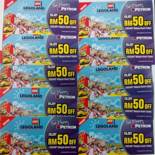 Voucher Legoland Rm50 Off, Tickets &amp; Vouchers, Vouchers on Carousell