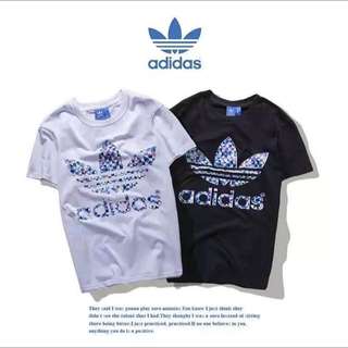 Adidas三葉草 時尚潮流圓領短袖