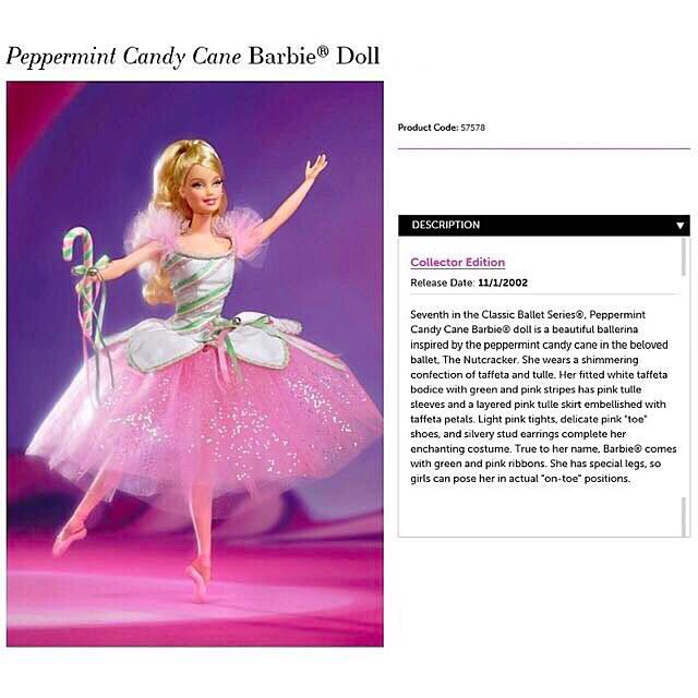 peppermint candy cane barbie