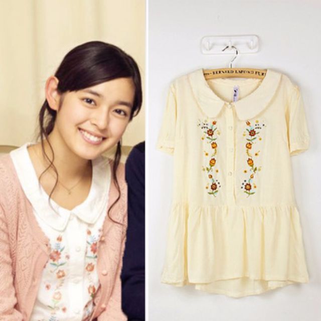 Love In Tokyo Pale Yellow Blouse Women S Fashion On Carousell