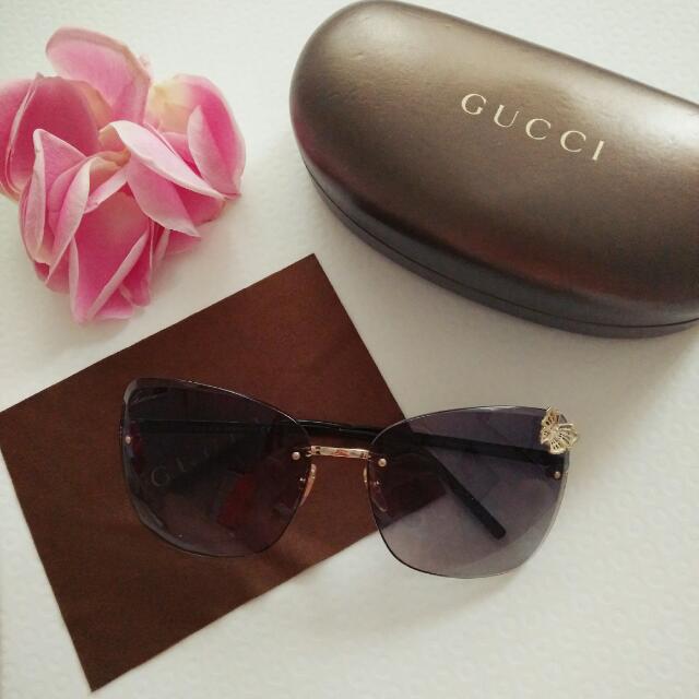 gucci women's butterfly sunglasses
