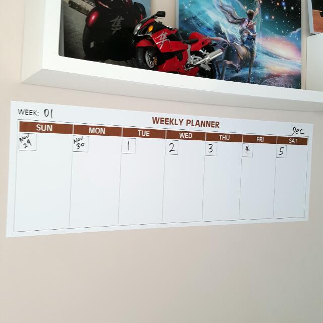 Static Cling Whiteboard Sheets, Everything Else on Carousell