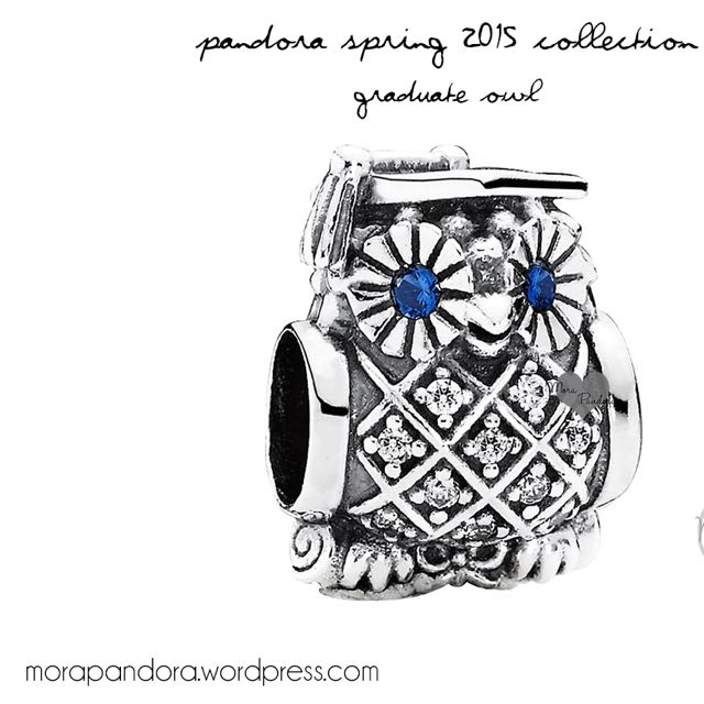 BN Pandora Owl Charm With Necklace Women s Fashion Jewelry Organisers Charms on Carousell