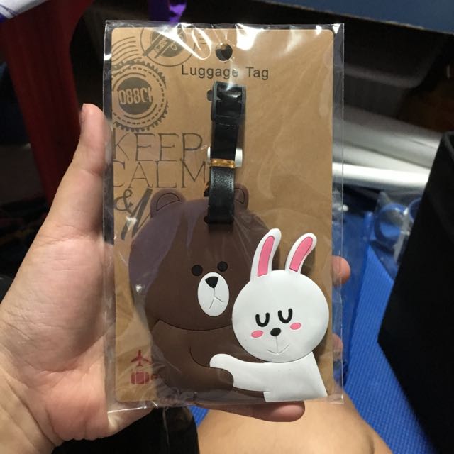 line luggage tag