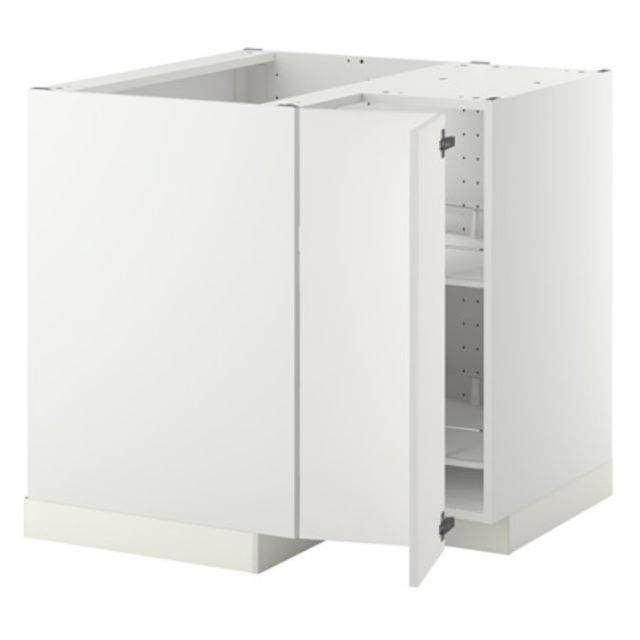 Ikea Metod Corner Base Cabinet With Carousel White Veddinge White Home Appliances On Carousell