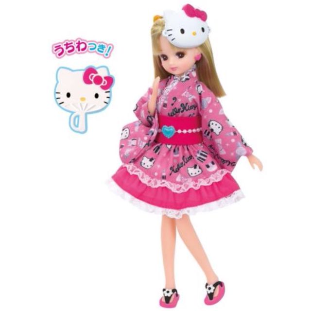 [Pre-order] Takara Licca Doll I love Hello Kitty Yukata dress F/S (Category: Toy Figures) located in Singapore. Submitted by playscalemagic (Listing ID 48462897, Image 1). Description: .