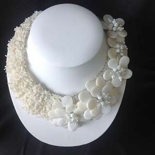 White  Coral Necklace