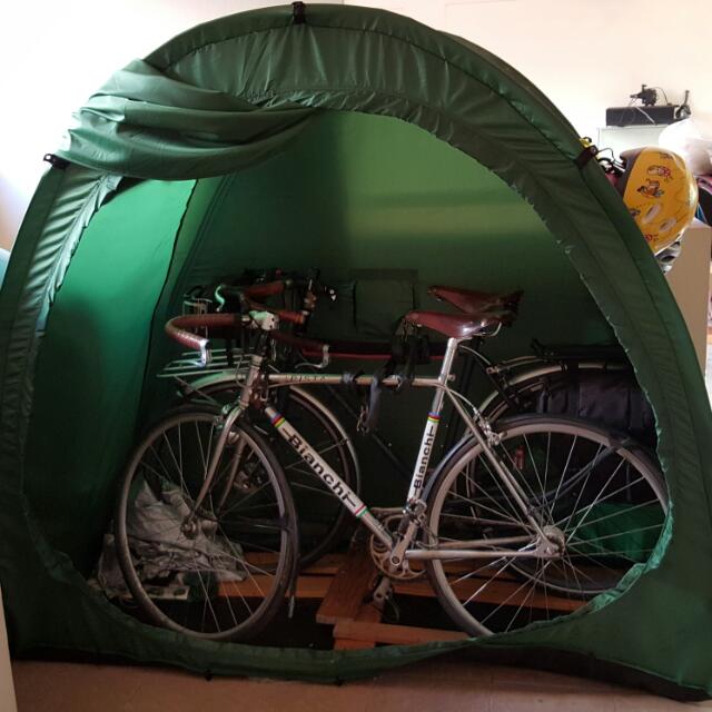 bike cave tidy tent