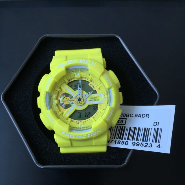 Fixed Price - SALE] Casio G-Shock GA-110BC-9A Ga110bc Yellow watch