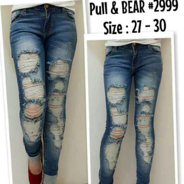 Celana panjang jeans pull \u0026 bear #2999 
