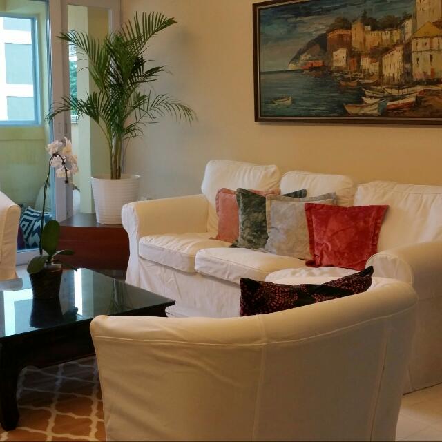 IKEA EKTROP 3 SEATER SOFA Arrange Own Delivery, Furniture & Home Living