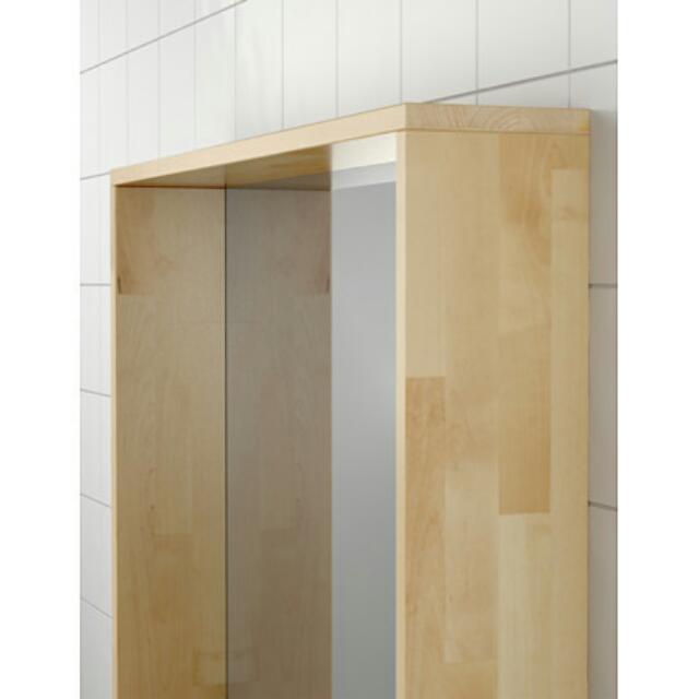 Ikea Molger Mirror In Birch, Furniture & Home Living, Furniture, Shelves, & Racks on