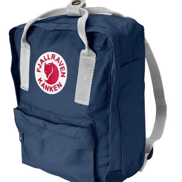 Navy blue and white kanken store