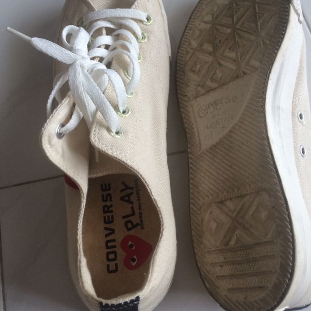 Vintage CDG Converse Size 10.5 Men s Fashion Footwear Sneakers on Carousell