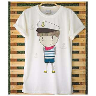 Ocean Couple Navy Boy & Sailor Girl t-shirts