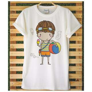 Beach Ball Boy & Duckie Girl t-shirt