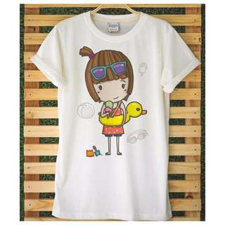 Beach Ball Boy & Duckie Girl t-shirt