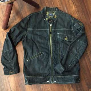 g star biker denim jacket