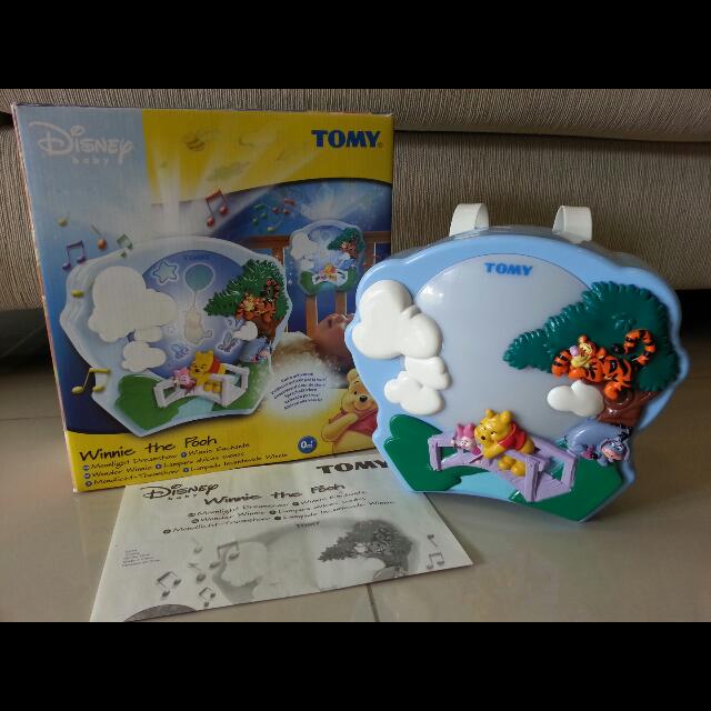 Winnie the pooh cot hot sale projector