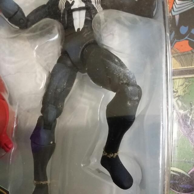 MARVEL LEGENDS BLACK COSTUME SPIDERMAN BAF RED HULK